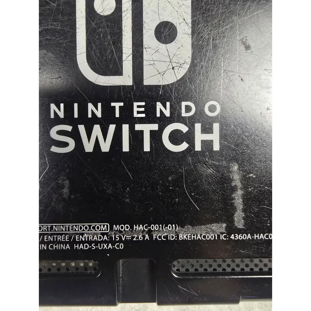 NINTENDO HAC-001 (-01) RED/BLUE (BKEHAC001) SD Card Case Dock (READ DESCRIPTION)